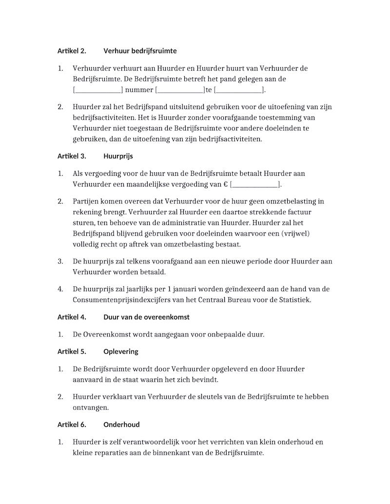 Voorbeeld van document, pagina 2